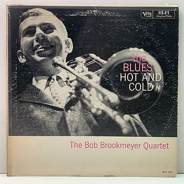 レコードメイン画像：MONO 初回トランペッター 深溝 USオリジナル BOB BROOKMEYER The Blues - Hot And Cold ('61 Verve) ワンホーン・屈指の名盤
