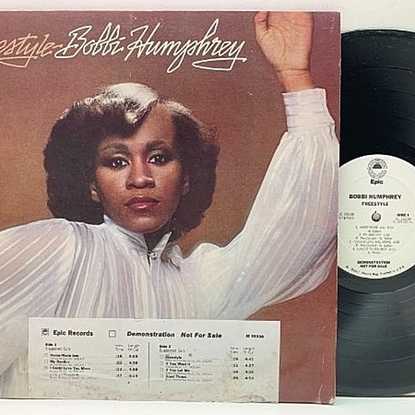 レコードメイン画像：白プロモ 美盤!!【w/STEVIE WONDER】USオリジ BOBBI HUMPHREY Freestyle ('78 Epic) Jazz Funk ～ ヴォーカル入りの極上メロウまで最高