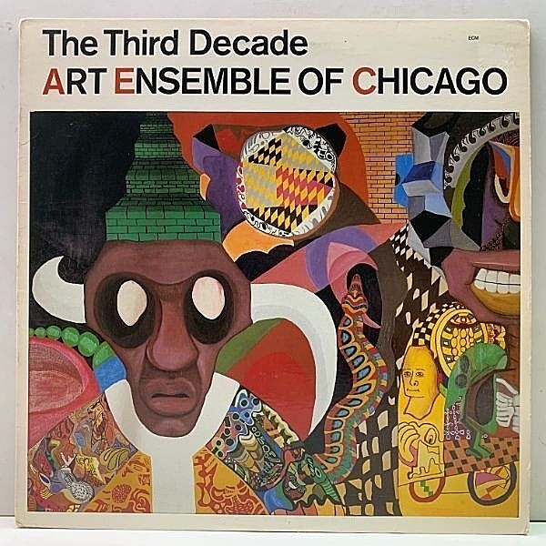 レコードメイン画像：【半透明盤】Cut無し!美品! USオリジナル ART ENSEMBLE OF CHICAGO The Third Decade ('85 ECM) DRUM BREAK, FREE JAZZ FUNK