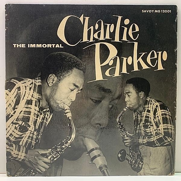 レコードメイン画像：【絶頂期のセッション】良好!! RVG刻印 MONO 深溝 USオリジナル CHARLIE PARKER The Immortal (Savoy MG 12001) w/Miles Davis, Bud Powell
