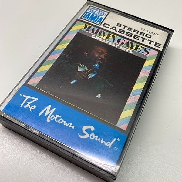 レコードメイン画像：CASSETTE TAPE／テープ MARVIN GAYE Marvin Gaye's Greatest Hits (Tamla) マーヴィン・ゲイ What's Going On ほか 全10曲収録のベスト