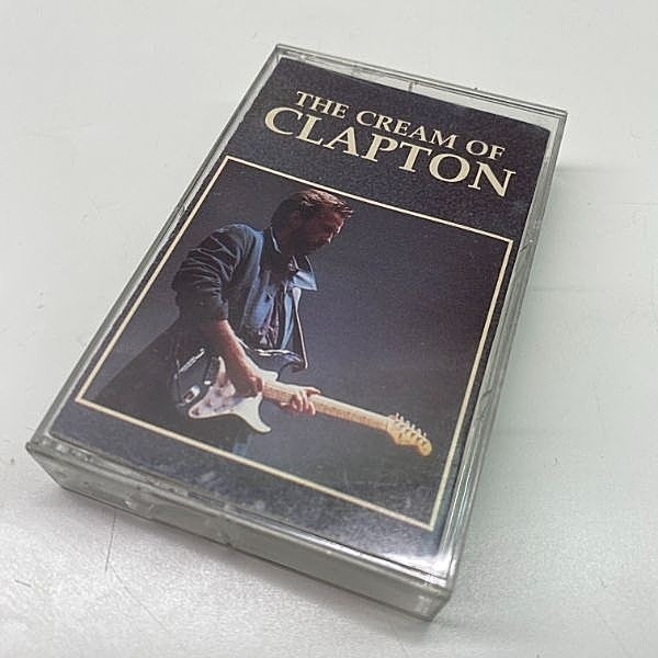 レコードメイン画像：US製 CASSETTE TAPE／テープ ERIC CLAPTON The Cream Of Clapton ('95 Polydor) クリーム いとしのレイラ ほか 全19曲収録のベスト