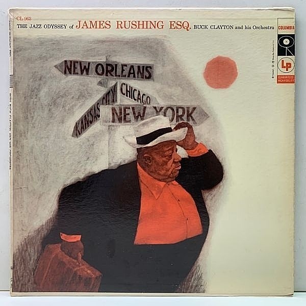 レコードメイン画像：USオリジナル MONO 6eye 深溝 JIMMY RUSHING With BUCK CLAYTON The Jazz Odyssey Of James Rushing Esq. ('57 Columbia CL 963)