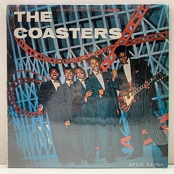 レコードメイン画像：シュリンク付き!良好! US初期 60'sプレス THE COASTERS Same (ATCO 33-101) コースターズ 1st デビュー アルバム 名盤