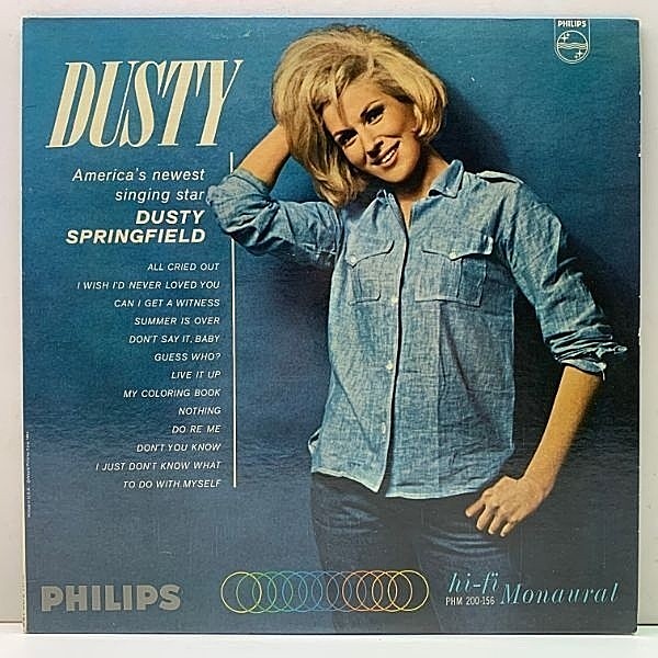 レコードメイン画像：良好!! MONO 深溝 USオリジナル DUSTY SPRINGFIELD Dusty ('64 Philips) ダスティ・スプリングフィールド 米 モノラル 初回プレス