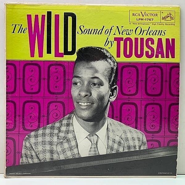 レコードメイン画像：稀少な極上美盤!! US 完全オリジナル MONO ニッパー犬 深溝 ALLEN TOUSSAINT [TOUSAN] The Wild Sound Of New Orleans 米 初回 モノラル