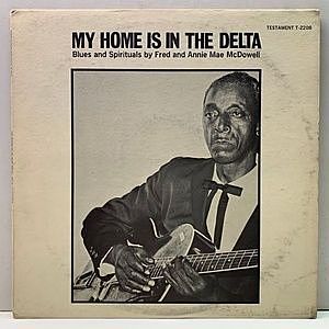 レコード画像：FRED McDOWELL / My Home Is In The Delta