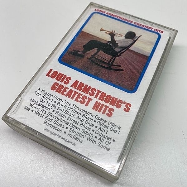レコードメイン画像：【サッチモの魅力たっぷりの全11曲】CASSETTE TAPE／テープ LOUIS ARMSTRONG Greatest Hits ('84 Columbia) ルイ・アームストロング ベスト