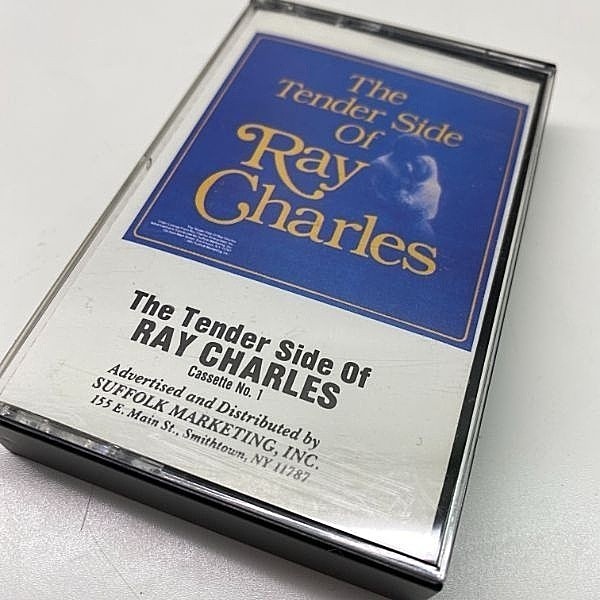 レコードメイン画像：CASSETTE TAPE／テープ RAY CHARLES The Tender Side Of RAY CHARLES (Suffolk Marketing) レイ・チャールズ 全12曲 魅力的なベスト