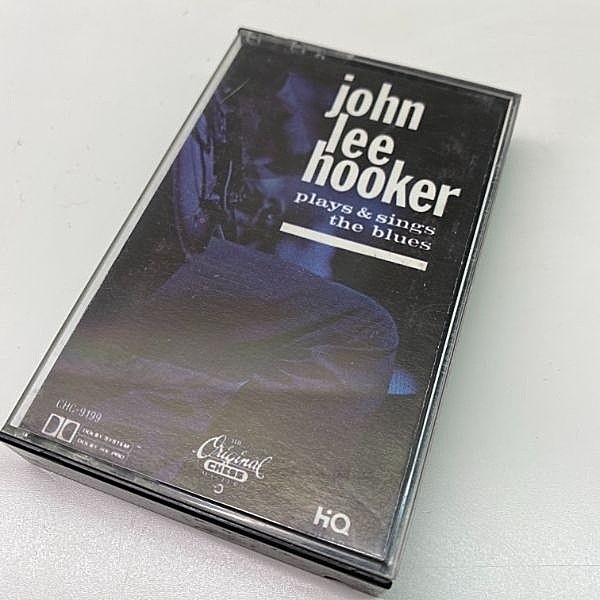 レコードメイン画像：US製 CASSETTE TAPE／テープ JOHN LEE HOOKER Plays & Sings The Blues ('86 Chess) 代表作 ジョン・リー・フッカー 屈指の名盤