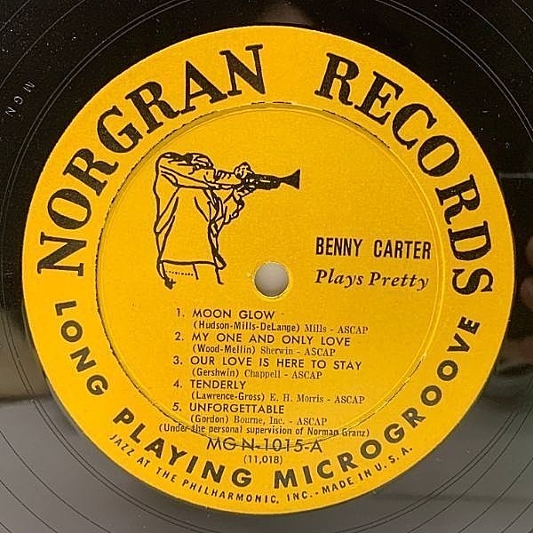 ★超希少！USオリジナルMONO★ベニー・カーター Plays Pretty BENNY CARTER / Plays Pretty (LP) / Norgran | WAXPEND RECORDS