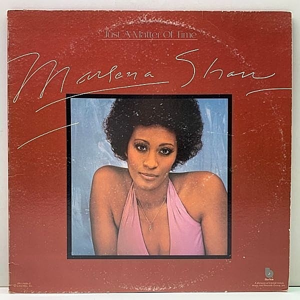 レコードメイン画像：Cut無し!美盤! USオリジナル MARLENA SHAW Just A Matter Of Time ('76 Blue Note) 抜群のメロウ・グルーヴ Think About Me 収録