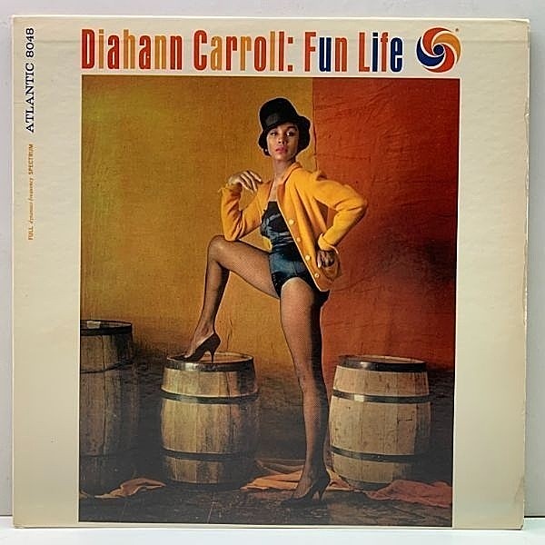 レコードメイン画像：美品!! MONO 初版 白ファン 3色ラベル USオリジナル DIAHANN CARROLL Fun Life ('60 Atlantic) ダイアン・キャロル 代表作