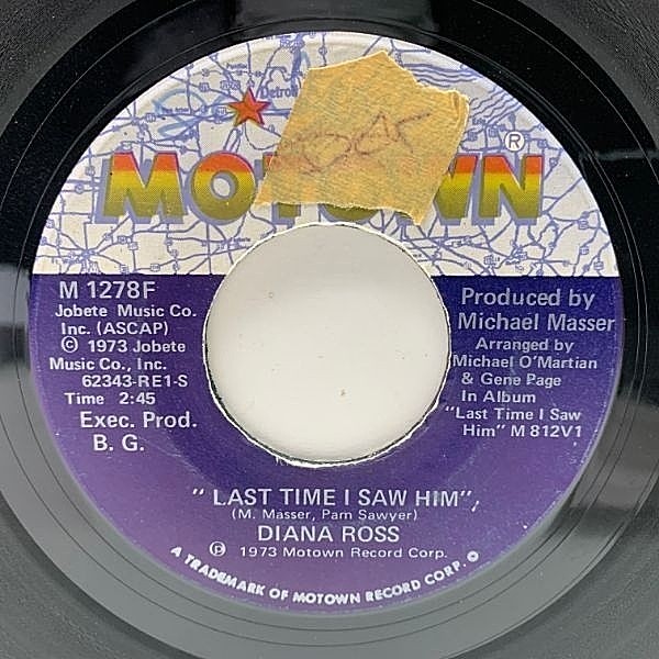 レコードメイン画像：USオリジナル 7インチ DIANA ROSS Last Time I Saw Him / Save The Children ('73 Motown) ダイアナ・ロス 展開が素晴らしい大名曲 45RPM.