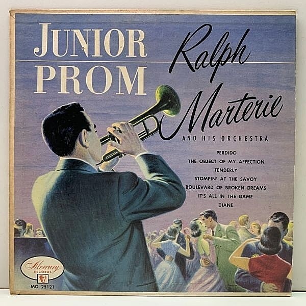 レコードメイン画像：レアな良好品!! 10'' 原盤 FLAT 深溝 USオリジナル RALPH MARTERIE Junior Prom (Mercury MG 25121) ラルフ・マーテリー 珍盤