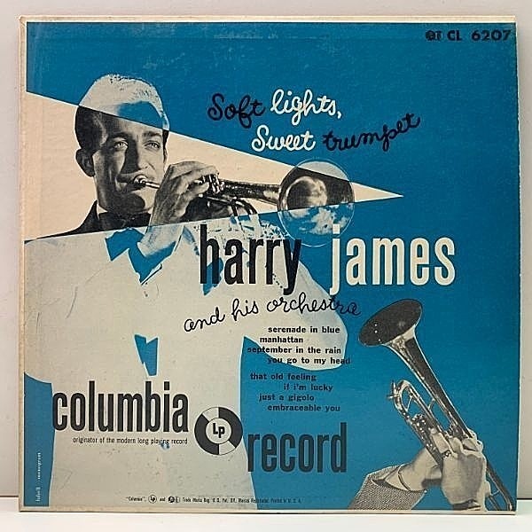 レコードメイン画像：良好!! 10'' FLAT MONO マルーン USオリジナル HARRY JAMES Soft Lights, Sweet Trumpet ('52 Columbia) ハリー・ジェームスのメロウな好演