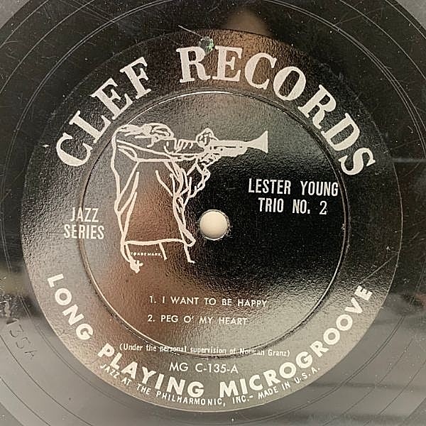 【カセット】レスター・ヤング LESTER YOUNG / Lester Young Trio No.2 (10) / Clef | WAXPEND