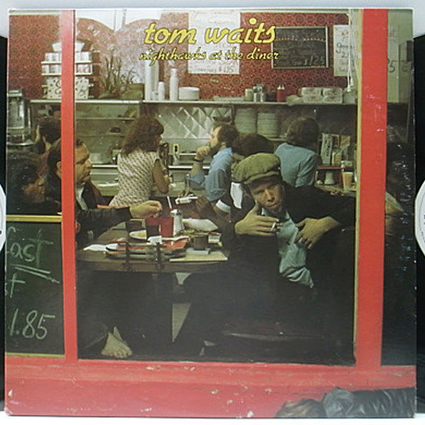 レコードメイン画像：レア・白プロモ 2LP USオリジナル TOM WAITS Nighthawks At The Diner ('75 Asylum) WHITE PROMO スタジオに友人を招いての異色ライヴ！