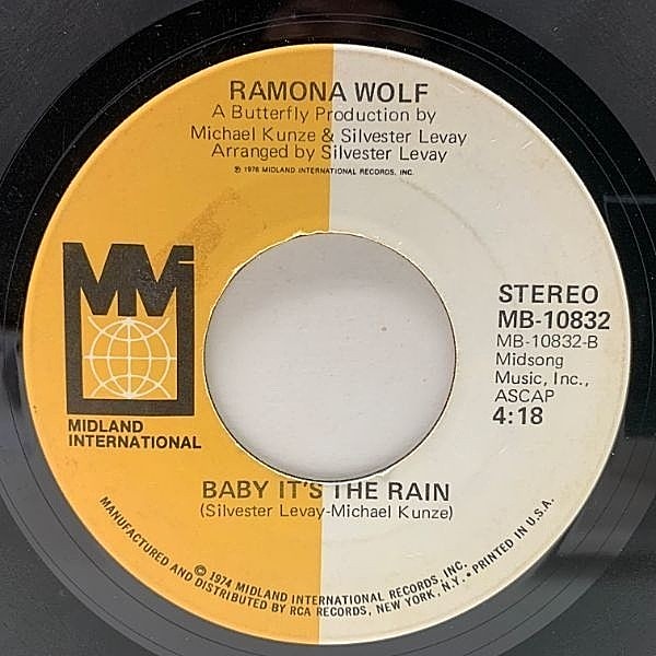 Ratpack / Lords Of The Dance レコード RAMONA WOLF / Save The Last Dance For Me (7) / Midland