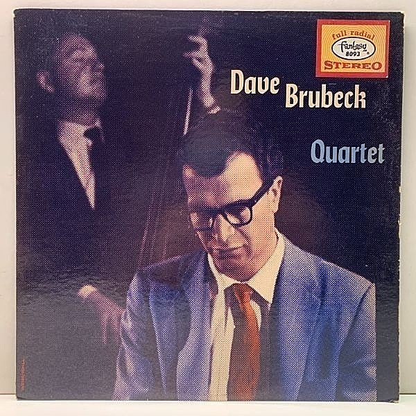 レコードメイン画像：USオリジナル 深溝 コーティング DAVE BRUBECK Quartet ('56 Fantasy 8093) w/ PAUL DESMOND デスモンドを含む初期のカルテット演奏