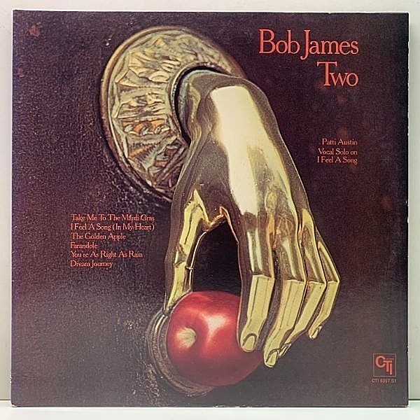 レコードメイン画像：Cut無し!良好!【赤文字ジャケ】VANGELDER刻印 USオリジナル BOB JAMES Two (CTI) ドラムブレイク DJ PREMIER, ROYKSOPP サンプリング ネタ