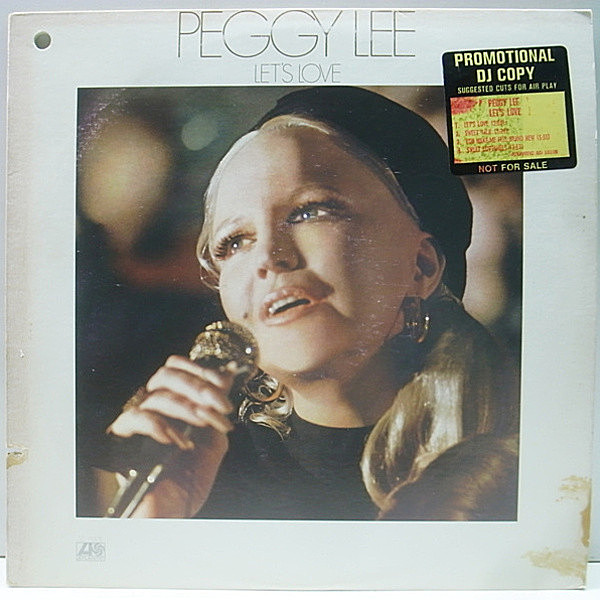 レコードメイン画像：プロモ 美盤!! オリジナル PEGGY LEE Let's Love ('74 Atlantic) PAUL McCARTNEY, DAVID T. WALKER '70s中期の名作