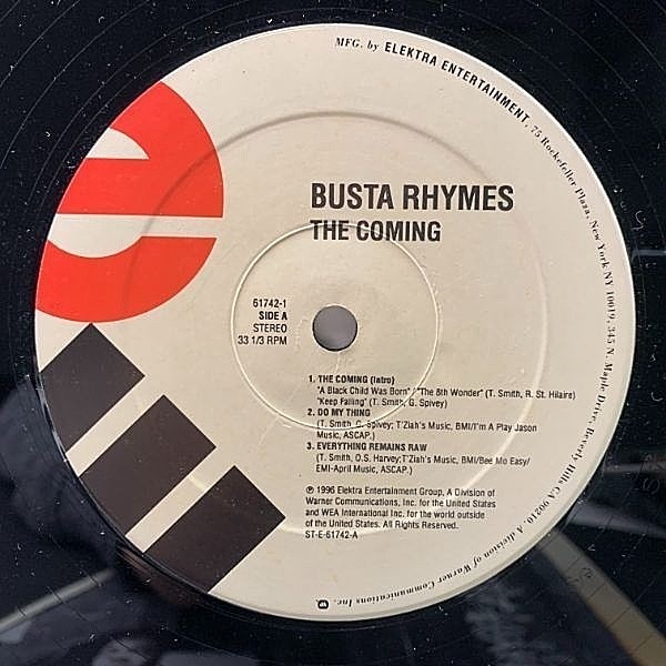 BUSTA RHYMES / The Coming (LP) / Elektra | WAXPEND RECORDS