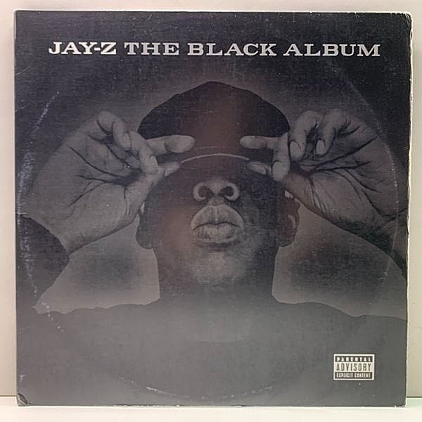レコードメイン画像：インサート付き 2LP 米オリジナル JAY-Z The Black Album (Roc-A-Fella) prod. w/ Kanye West, Neptunes, Timbaland, 9th Wonder