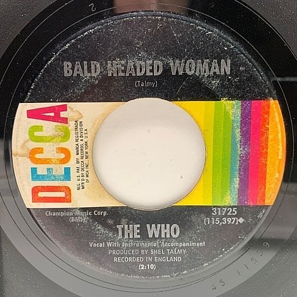 WHO / I Can't Explain (7) / Decca | WAXPEND RECORDS