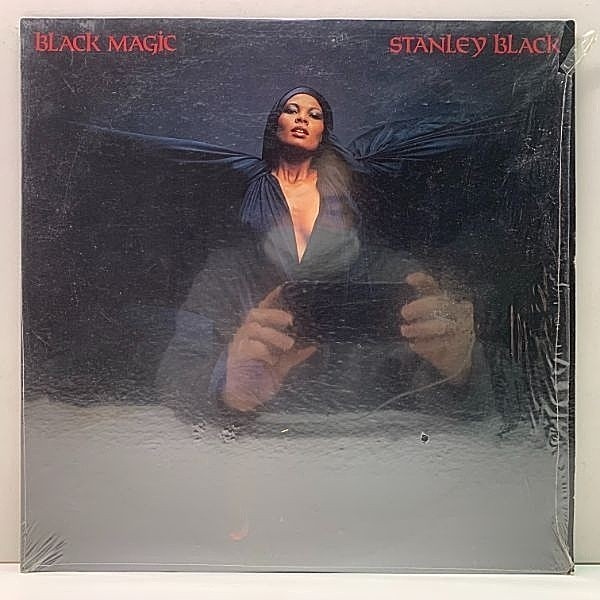 レコードメイン画像：【Theme From Shaft, Berimbauなど良質なカバー満載】シュリンク美品!! オリジナル STANLEY BLACK Black Magic ('76 London) UK Export