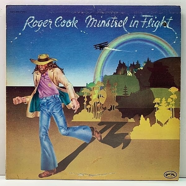 レコードメイン画像：美盤!! BellSound刻印 USオリジナル ROGER COOK Minstrel In Flight ('73 Kama Sutra) SSW名作 ロジャー・クックの世界 LP