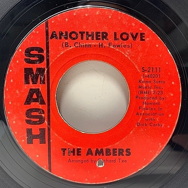 レコードメイン画像：入手難!! USオリジナル 1stプレス 原盤 THE AMBERS Potion Of Love / Another Love ('67 Smash S-2111) 激レア GREAT NORTHERN