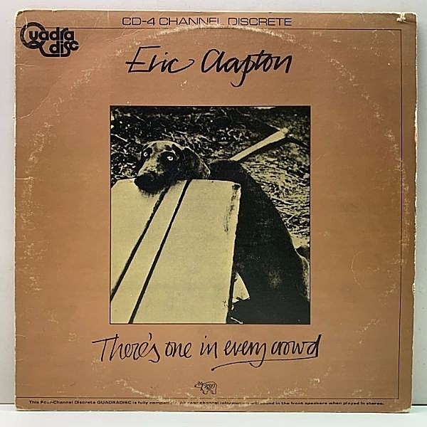 レコードメイン画像：USオリジ BROADWAY 両マトA【AUDIOPHILE／Quadraphonic】高音質 ERIC CLAPTON There's One In Every Crowd ('75 RSO) 安息の地を求めて