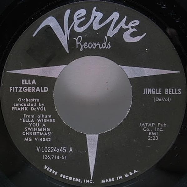 レコードメイン画像：7インチ MONO Orig. ELLA FITZGERALD Jingle Bells / クリスマス