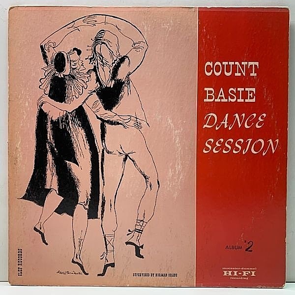 レコードメイン画像：1st. Clef 米オリジナル MONO 深溝 COUNT BASIE Dance Session Album #2 (MG 647) DSMジャケ w/ Freddie Green, Ernie Wilkins, Joe Newman