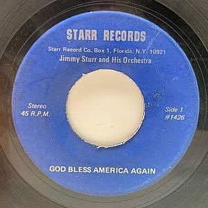 レコード画像：JIMMY STURR & HIS ORCHESTRA / God Bless America Again