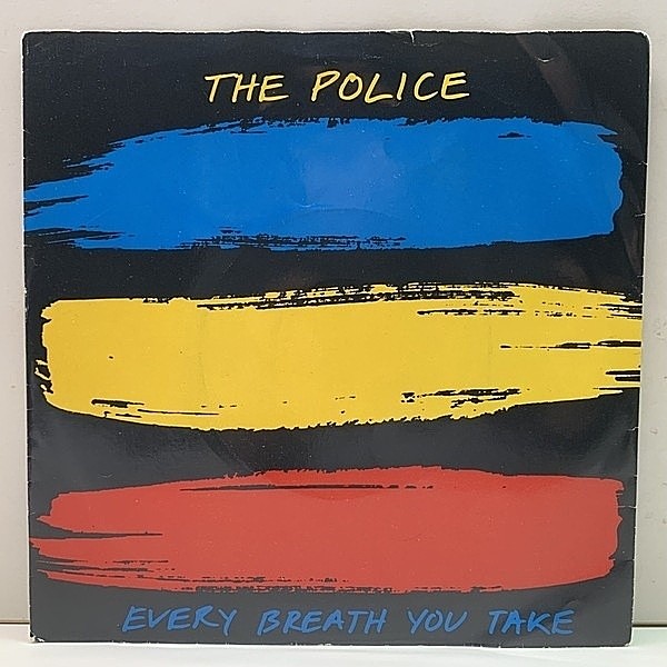 レコードメイン画像：美盤!! ハードジャケ付き UKオリジナル 7インチ THE POLICE Every Breath You Take ('83 A&M) 45RPM. ポリス 名曲 シングル 第1弾