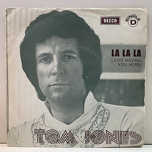 レコードメイン画像：【J.R. BAILEY作のスウィートソウル名曲】ジャケット付き 良好!! オリジ TOM JONES La La La / Love Love Love ('74 Decca) DONNY HATHAWAY