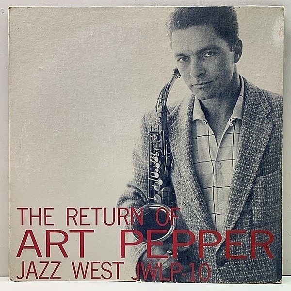 レコードメイン画像：入手難!! US 完全オリジナル MONO 深溝 ART PEPPER The Return Of (原盤 : Jazz West 10) JACK SHELDON, RUSS FREEMAN, LEROY VINNEGAR