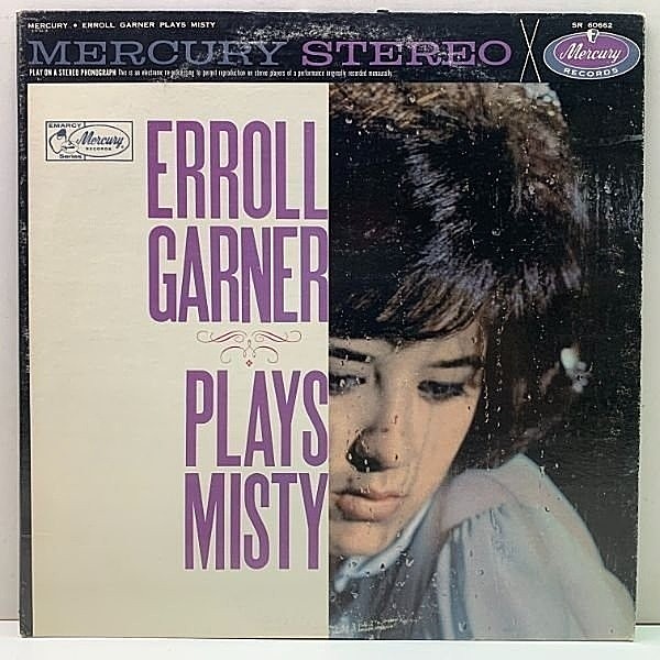 レコードメイン画像：【あの名曲 Misty を含む名盤】良好!! 深溝 赤ラベ US初期プレス ERROLL GARNER Plays Misty ('61 Mercury) エロール・ガーナー 名盤