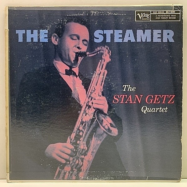 レコードメイン画像：USオリジナル MONO 初回トランペッター 深溝 STAN GETZ The Steamer ('57 Verve MG V-8294) ワンホーン名盤 w/ Lou Levy, Leroy Vinnegar