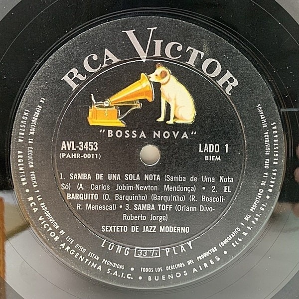 SEXTETO DE JAZZ MODERNO / Bossa Nova (LP) / RCA Victor