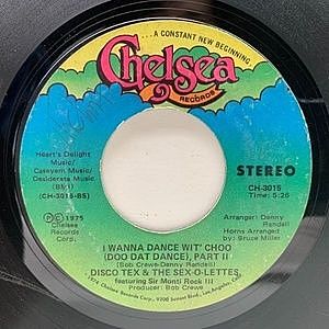 レコード画像：DISCO TEX & THE SEX-O-LETTES / I Wanna Dance Wit' Choo