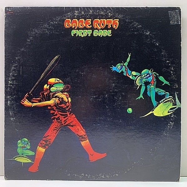 レコードメイン画像：USオリジナル BABE RUTH First Base／1st ('73 Harvest) The Mexican収録 ベーブ・ルース『一塁占領』1st デビュー作 LP