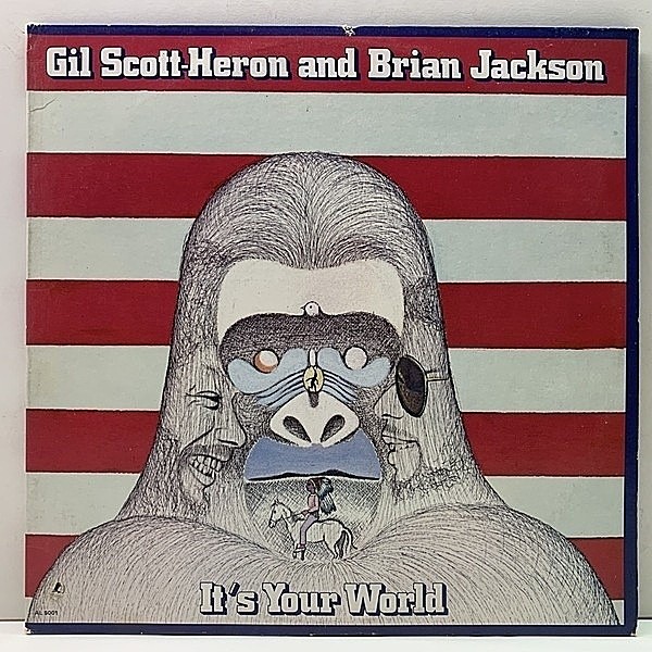 レコードメイン画像：概ね良好!! 2LP 米オリジナル GIL SCOTT HERON & BRIAN JACKSON It's Your World ('76 Arista) The Bottle ほか US 初回プレス