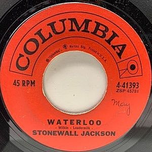 レコード画像：STONEWALL JACKSON / Waterloo / Smoke Along The Track