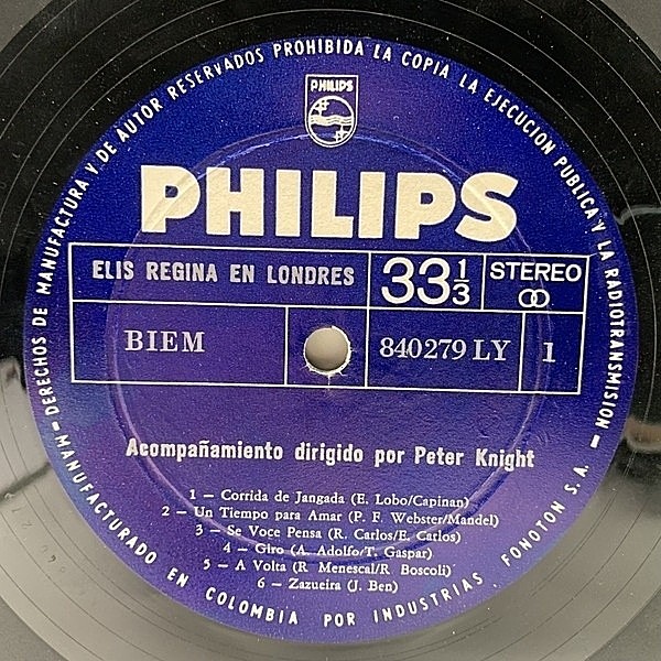 ELIS REGINA / In London (LP) / Philips | WAXPEND RECORDS