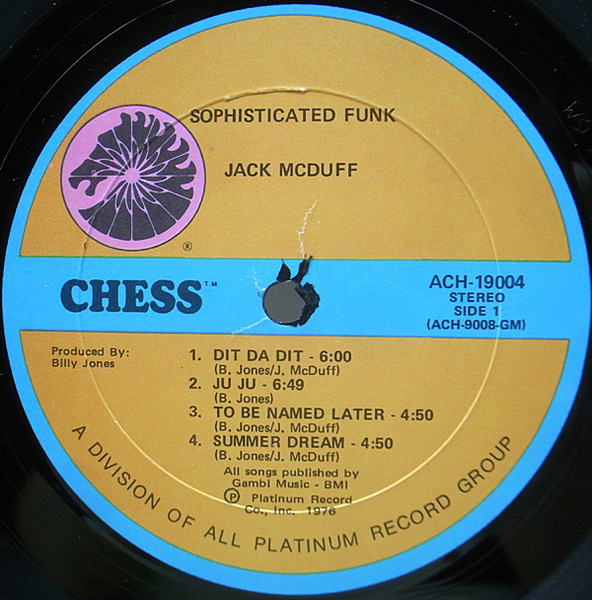JACK McDUFF / Sophisticated Funk (LP) / Chess | WAXPEND RECORDS