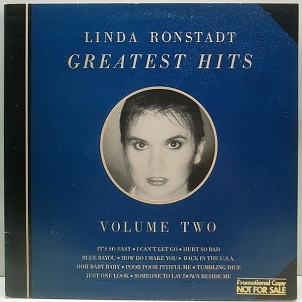レコードメイン画像：美盤 プロモ USオリジ LINDA RONSTADT Greatest Hits 手書マト1A