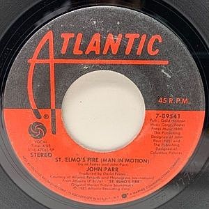 レコード画像：JOHN PARR / DAVID FOSTER / St. Elmo's Fire (Man In Motion)